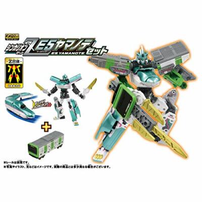 Pla-rail Shinkansen Robo SHINKALION Z E5 HAYABUSA & ZAILINER E235
