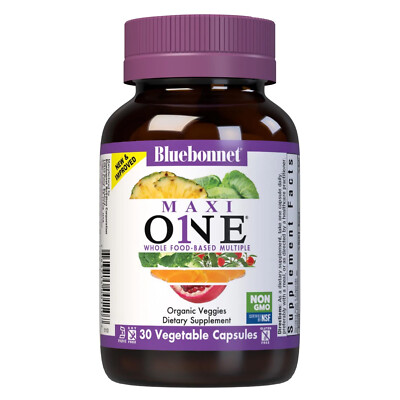 Bluebonnet Maxi One (With Iron) 30 Vegetable Capsules, Daily Health & Wellbeing