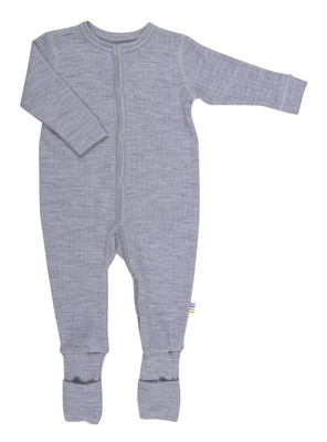 Joha Baby Unisex Schlafoverall reine Merinowolle Schlafstrampler Schlafanzug