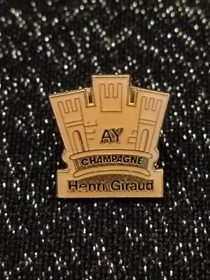 Anstecknadeln Anstecknadel Emaille 7 Alkohol Wein Champagner ''Henri Giraud'' 