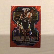 Awak Kuier #1 Dallas Wings  2022 Panini Prizm WNBA Red Wave Prizm
