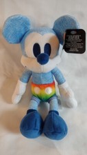 NEW Just Play Disney Rainbow Collection 8" Plush Pride Mickey Mouse