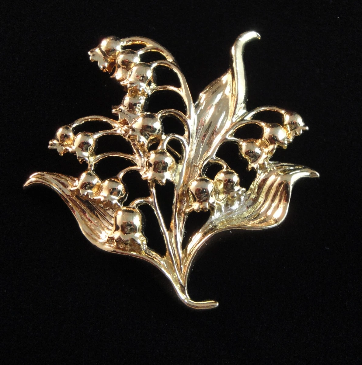 Vintage Lily Of The Valley BROOCH PIN eBay