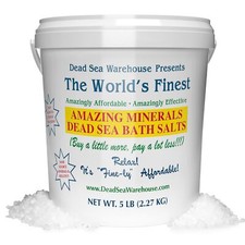  Amazing Minerals Dead Sea Bath Salts   5 LBS   Highest Mineral Content   Mo...