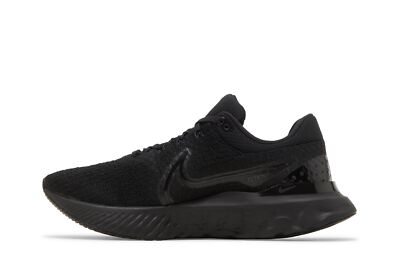 Nike React Infinity Run Flyknit 3 Triple Black DH5392-005 | eBay