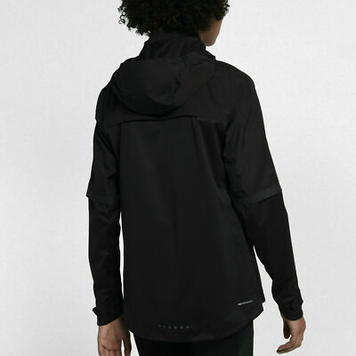 Nike Women's Aeroshield Black Waterproof Running Jacket (855498