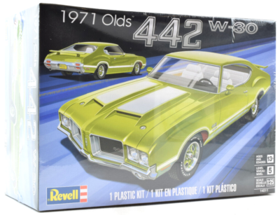 #ad #ad Revell 1971 Olds Oldsmobile 442 W 30 1 25 Scale Plastic Model Car Kit 14511 $26.99