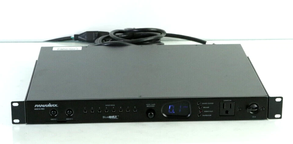 Panamax M4315-PRO Bluebolt 9-Outlet 15 Amp Power Management m762 - Image 2 of 4