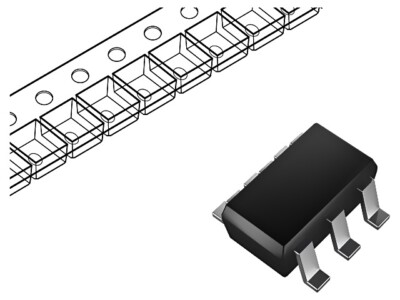 2X TPS2553DBVR IC: power switch high-side,USB switch 1,5A Ch: 1 N-Channel SMD TE