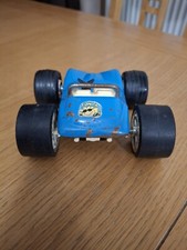 Vintage 1970's Tonta Beach Dune Buggy 55340 Blue Metal Plate Toy Car
