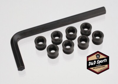 Traxxas 7033X Aluminum caps, pivot ball / hex wrench, 5mm New