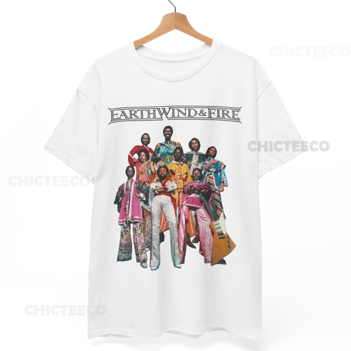Vintage Earth Wind & Fire T-Shirt - Funk Soul Disco Jazz Unisex Tee