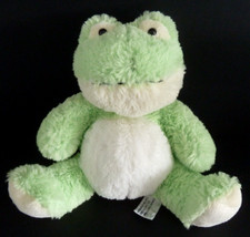 E5. Doudou peluche LOGITOYS GRENOUILLE vert blanc 23cm patte allongé ETAT NEUF *