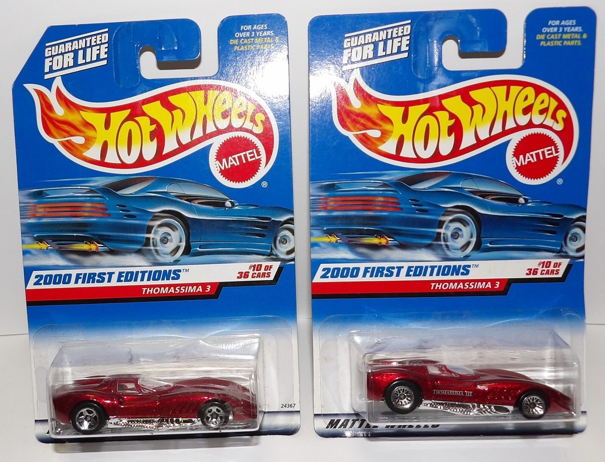 Hot Wheels ミニカー セット 2000年ファーストエディション Hot Wheels 2000 #070 First Editions #10 THOMASSIMA 3 Red Ferrari
