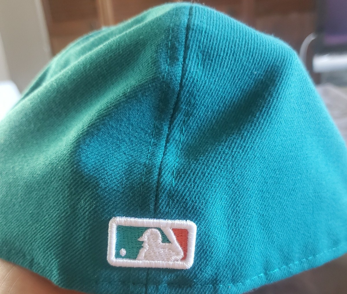 New Era 59Fifty Miami Marlins Authenic MLB Fitted Sz 8 Green