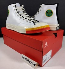 Converse x Roswell Rayguns Chuck 70 High Top Sneakers, 171167C, White, Men's 11