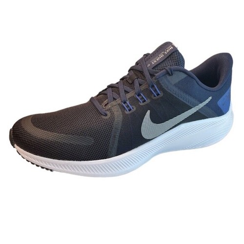 Nike Quests 4 Mens Shoes Lace Up Low Top Black Running Sneakers Size 11