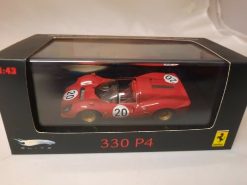 Hot Wheels Elite Ferrari 330 P4 #20 Amon Vaccarella 24H Le Mans 1967 1/43 P9957