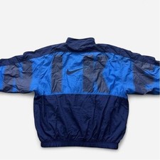 Vintage 90s Nike Windbreaker Nylon Jacket Big Spellout Logo
