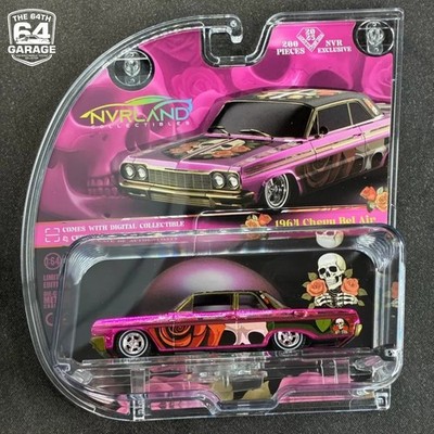 Greenlight NVRLAND 1/64 1964 Chevy Bel Air Lowrider Gypsy Rose 1 of 200 GT Show