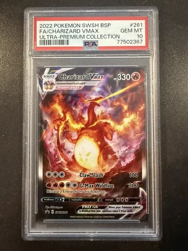 Charizard Vmax SWSH261 PSA 10 Black Star Promo Pokemon
