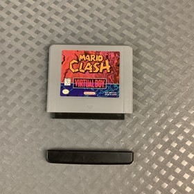 Mario Clash Game + Cover + Instruction Booklet Manual (Nintendo Virtual Boy)