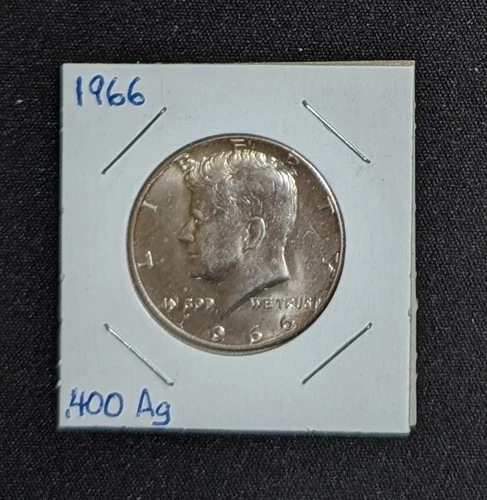 1966 P Kennedy 40% Silver Half Dollar BU/Uncirculated Lot #26K15