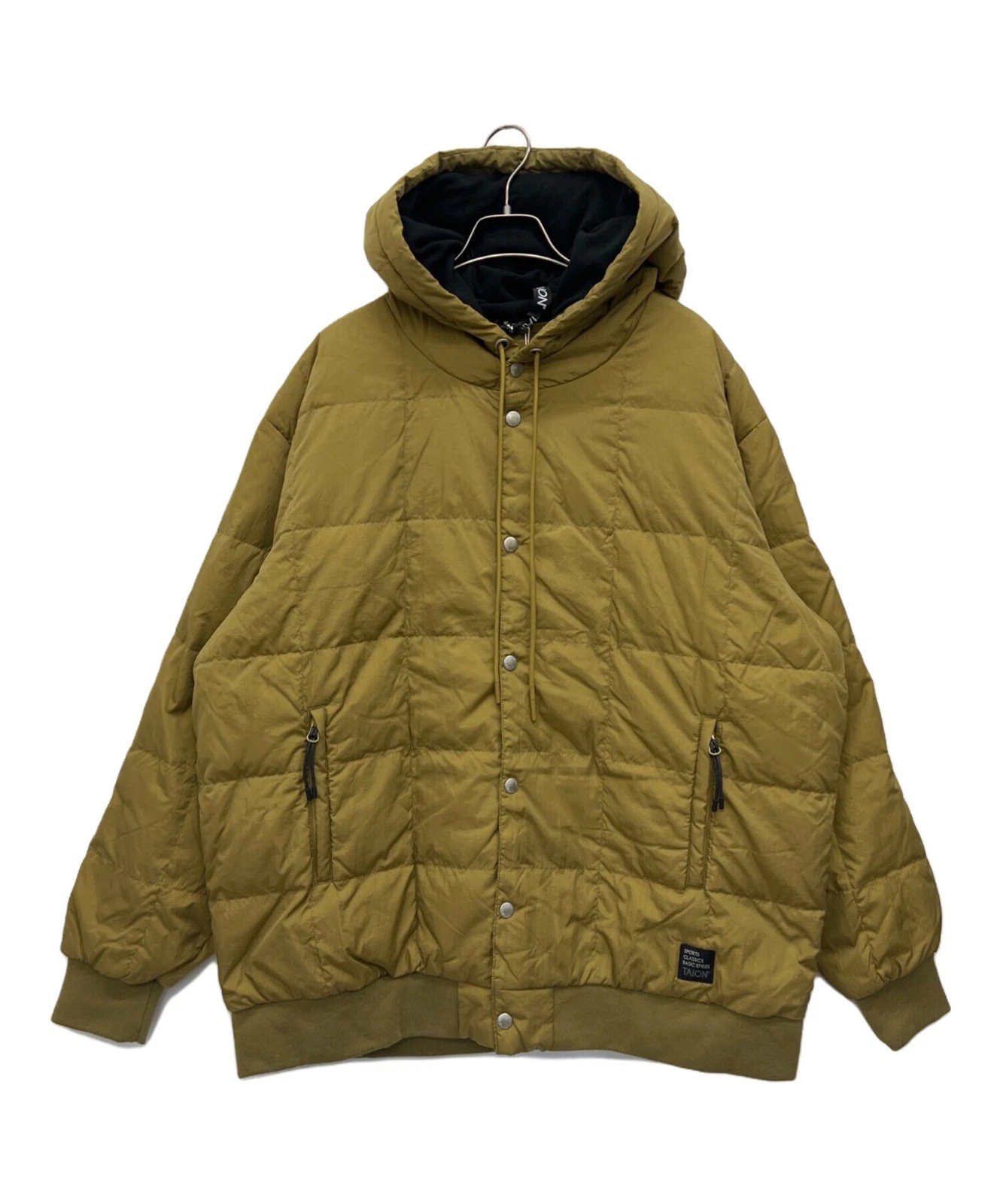 TAION Down Jacket Men's Size 3XL Beige - product detail image 1