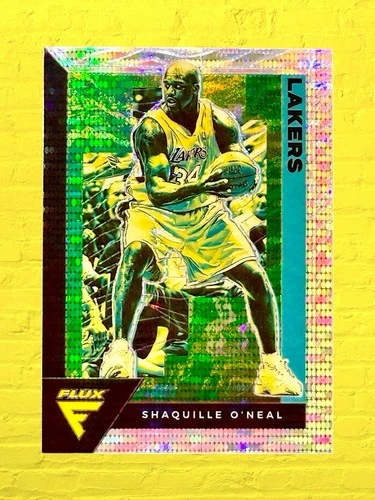 Shaquille O'Neal 2020-21 Panini Flux Basketball Pulsar Prizm Los Angeles Lakers