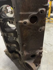 SBC 350 V8 4 BOLT MAIN ENGINE BLOCK 3970010 010 BLOCK DATED B-9-7 STANDARD BORE