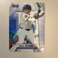 2025 BOWMAN BEST SHOHEI OHTANI MINI-DIAMOND REFRACTOR PARALLEL  /299 L.A DODGERS