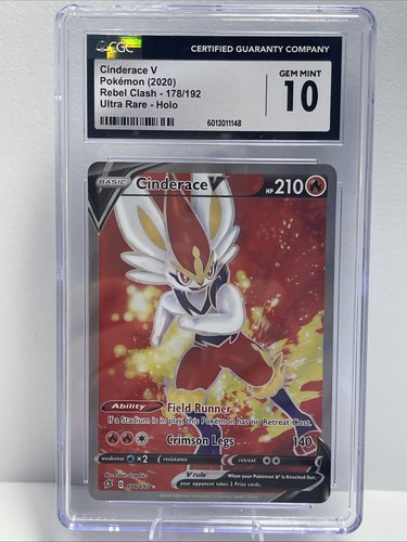 Cinderace V graded CGC 10 for sale on eBay
