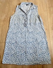 Esmara Womens Dress Size 16 Floral Blue Sleeveless Dress