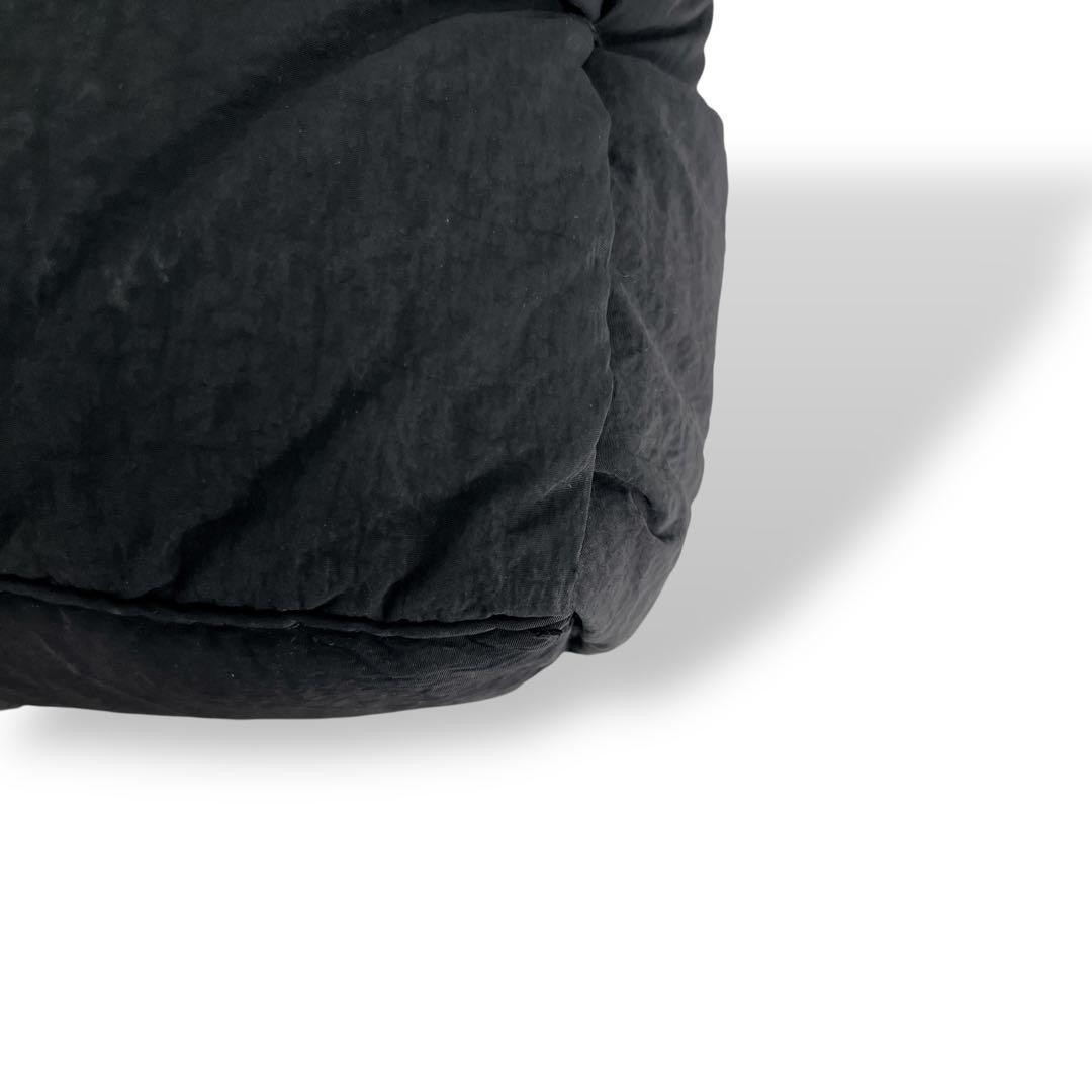 Bottega Veneta Parakeet Nylon Shoulder Bag Black Medium Auth thumbnail 10