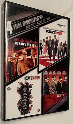Oceans Collection 4 Film Favorites DVD - Oceans Eleven Oceans 11, 12, & 13