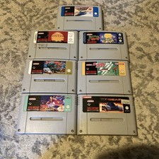 SNES, Super Nintendo Games Bundle my own collection Fzero, lemmings 2 and more