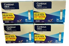 200 +80 Contour Next Test Strips~(4 X 70)~Exp~11/26~12/26~$97.97~FR SHIP