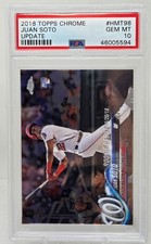 2018 Topps Chrome Update JUAN SOTO RC CARD PSA 10 GEM MINT