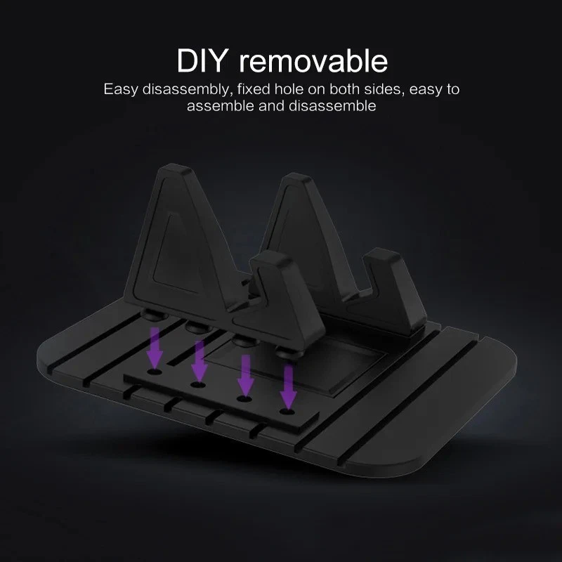 Car Anti-Slip Dashboard Rubber Mat Mount Holder Pad Stand for Mobile Phone GPS - Image 3 of 4