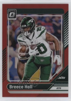 2024 Panini Donruss Optic Red Prizm 38/125 Breece Hall #156 s3g