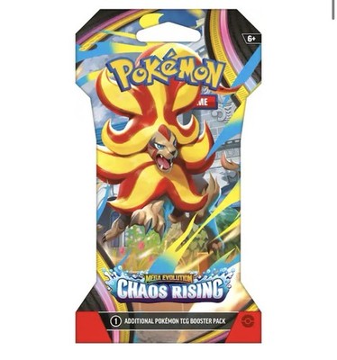 Pokémon TCG Mega Evolution Chaos Rising Booster Pack English Pyroar NEW RELEASE