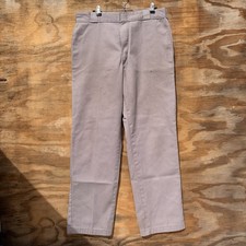 Vintage Faded Worn In Dickies 874 Silver Gray 34x32