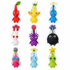 Nintendo Pikmin Mascot Plush Keychain Complete Set of 9 Official Japan New