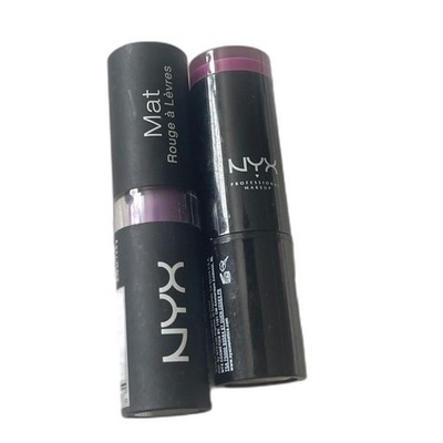 Lot 2 NYX Vintage Lipstick, Purple Creme, MLS36 & PULS03, 0.15 oz (Two)