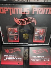 RARE 2x Hot Wheels Transformers Optimus Prime...