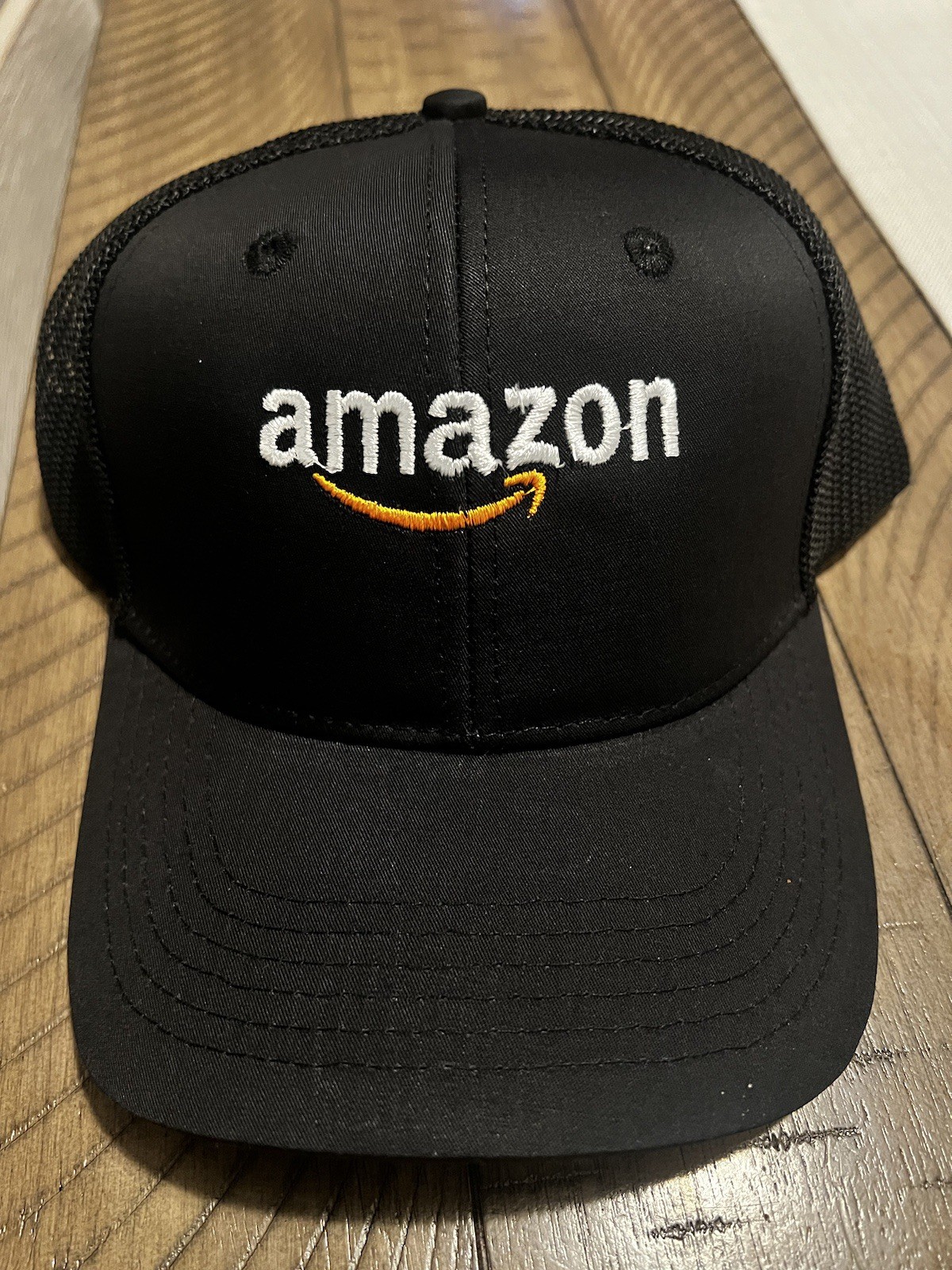 Embroidered Amazon Prime Employee Hat Black Athletic Fit One Size