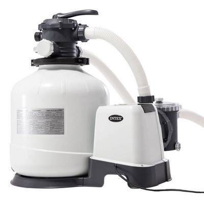 Intex 26652 Sandfilteranlage 12.000 l/h Pool Pumpe Filterpumpe Krystal Clear