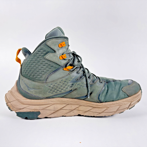 Hoka One One Schuhe Herren 13D Grün M Anacapa Mid GTX Vibram mit Ritschhilfe Einlegesohlen - Bild 11 von 23