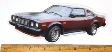 1978 Dodge Volare SUPER COUPE Novelty Vinyl Decal Sticker Version 2