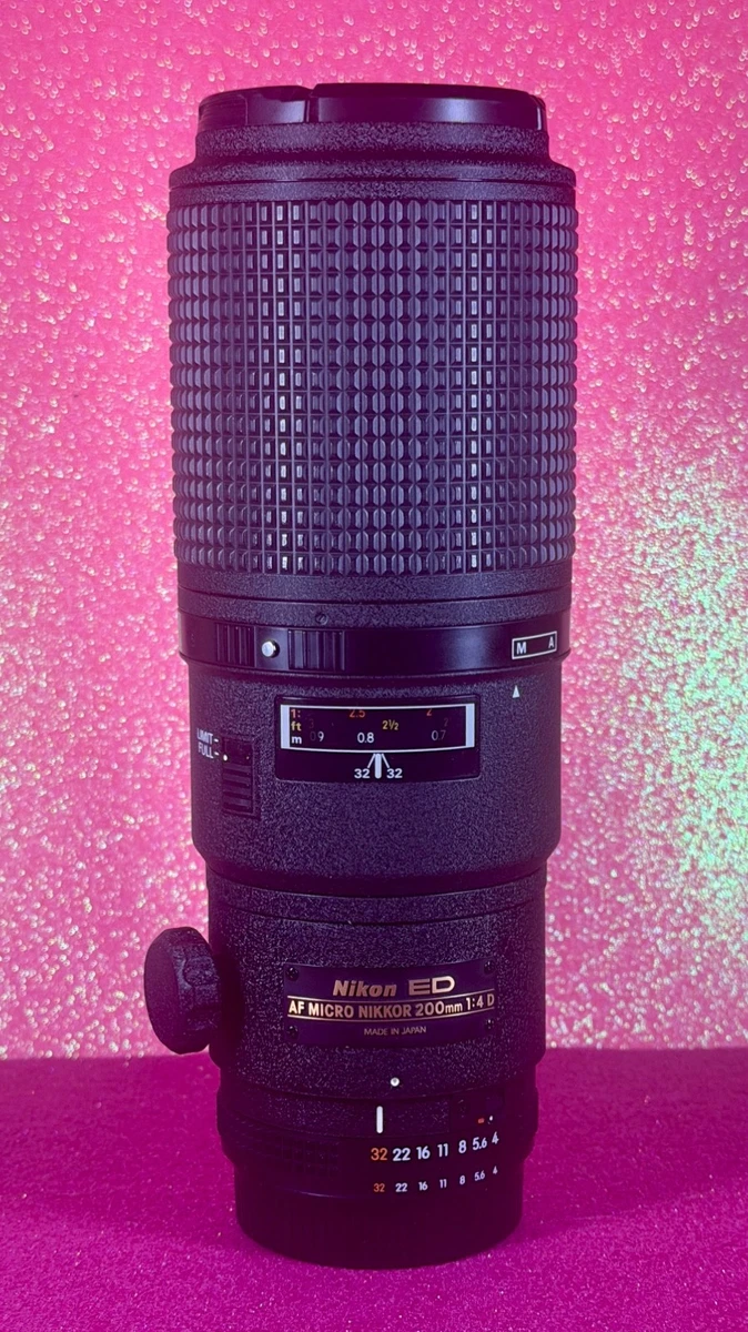 Nikon Micro NIKKOR f/4 Camera Lenses 200mm Focal for sale | eBay